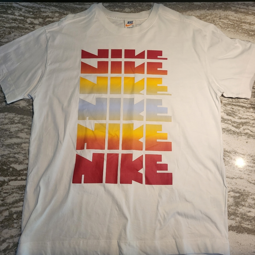 White Nike Tee